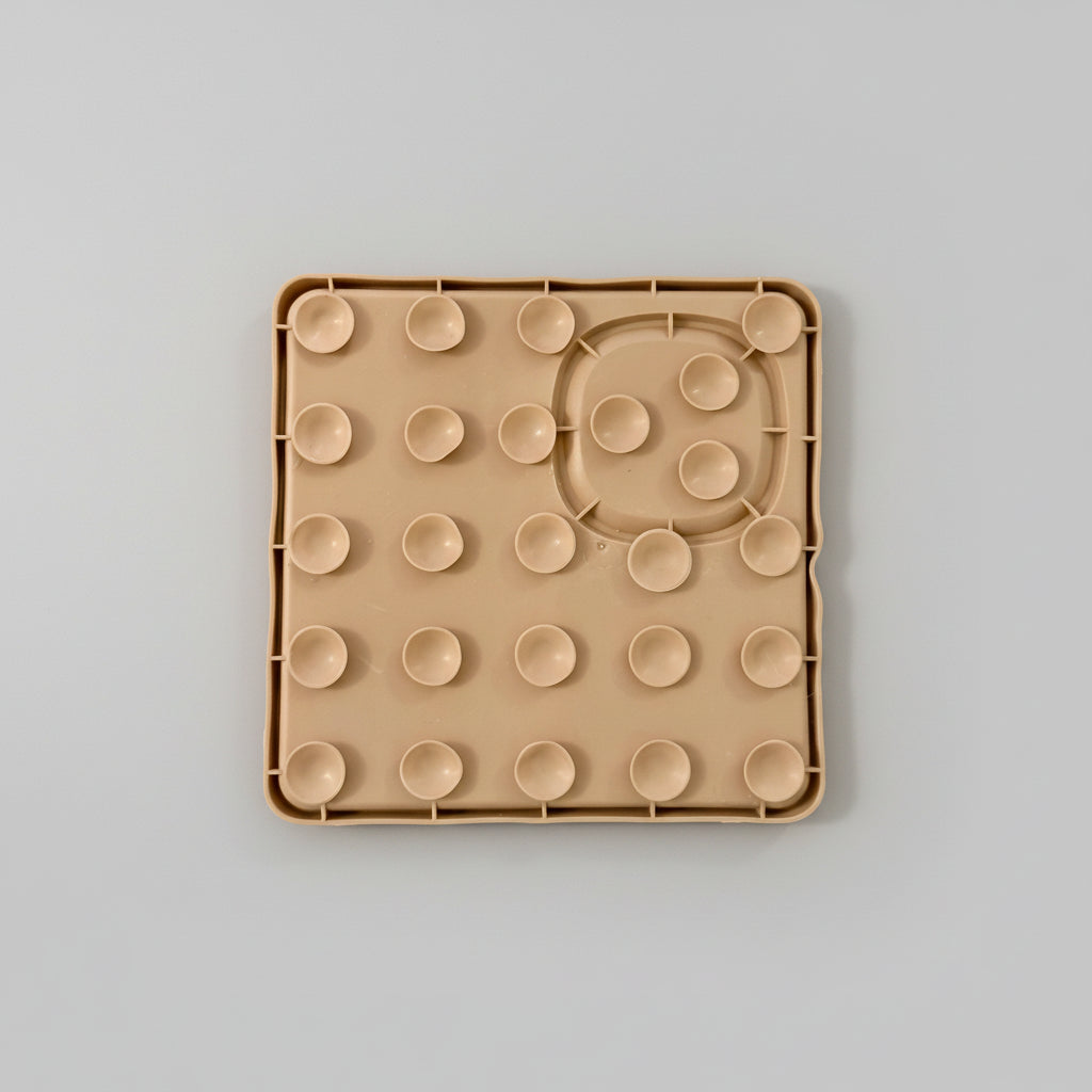 Silikon Schleckmatte mit Saugnäpfen