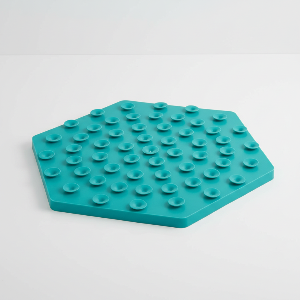 Silikon Schleckmatte mit Saugnäpfen